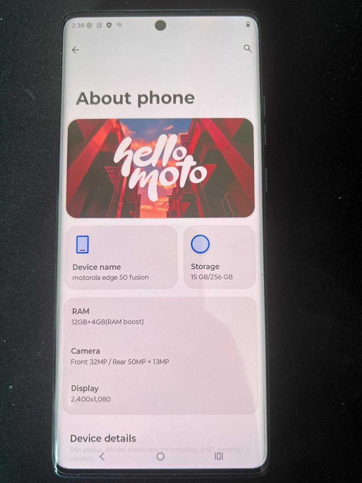 Vendo Motorola Edge 50 Fusion