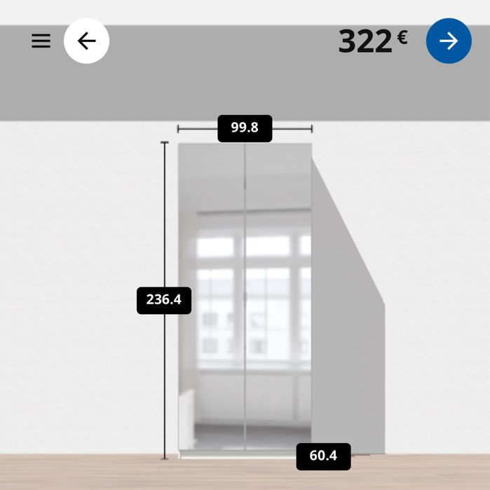 Roupeiro Espelho Ikea Alto