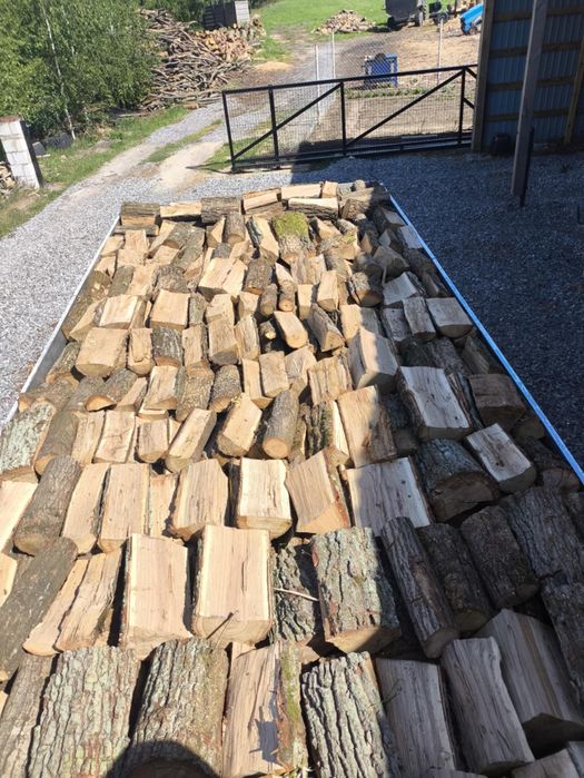 Drewno kominkowe opałowe łupane