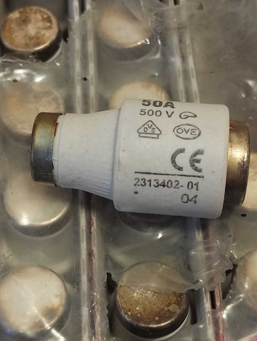 Bezpiecznik topikowy - 50 A - 500 V