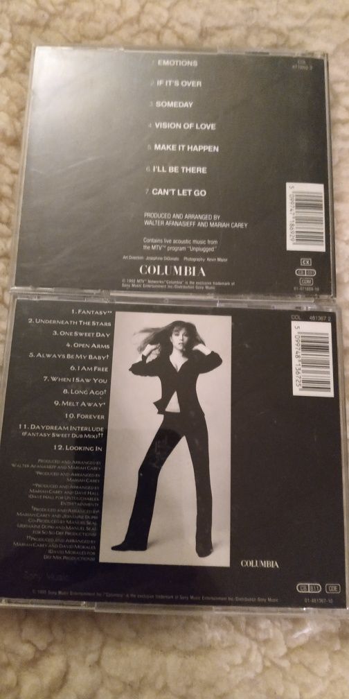 2 płyty CD Mariah Carey Daydream Unplugged bdb