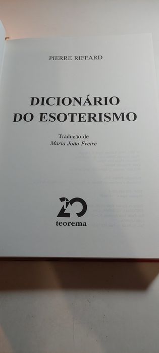 Dicionário do Esoterismo - Pierre Riffard