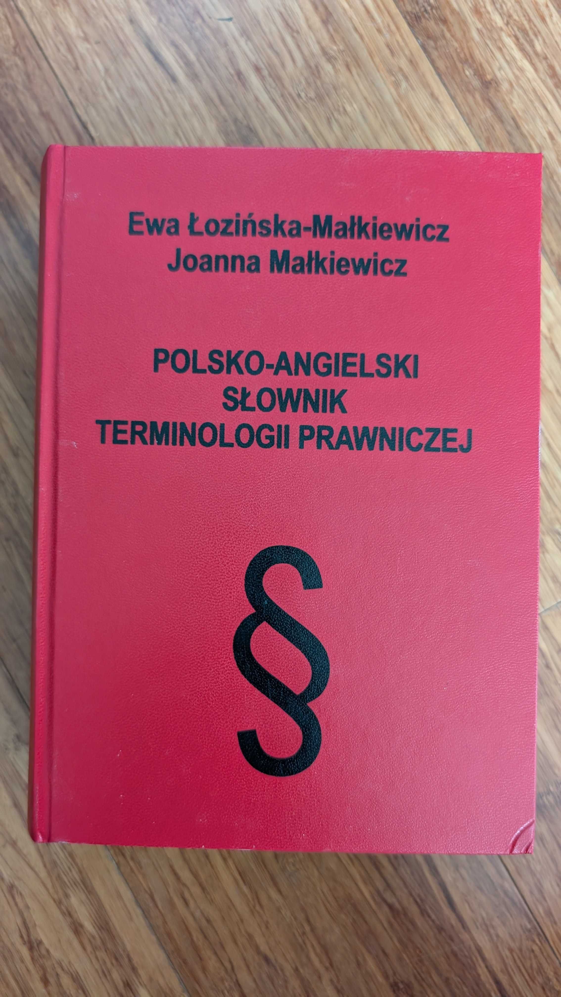 Słownik prawniczy (j.angielski)