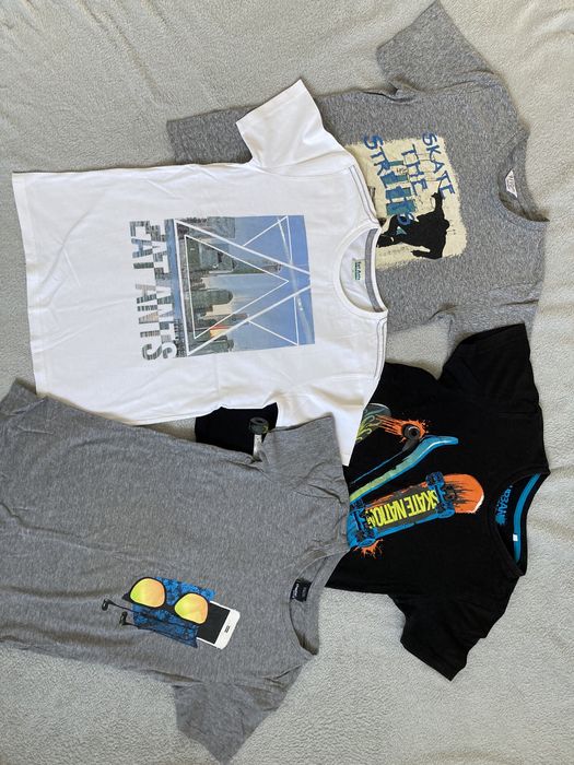 Koszulki, bluzy, koszula - rozmiar 134/140 cm