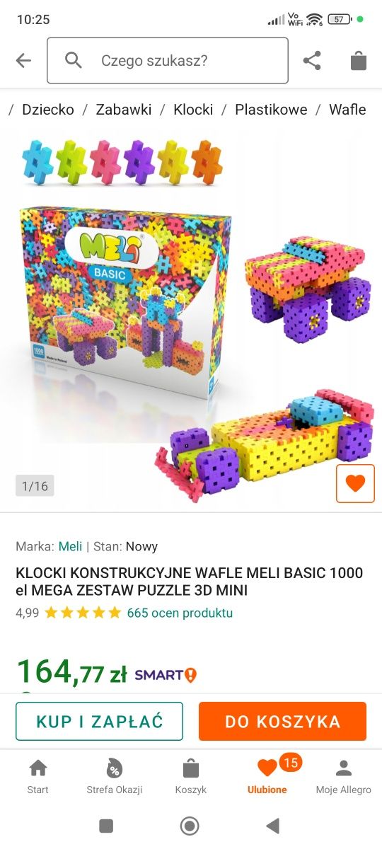LEGO Duplo pociąg auta