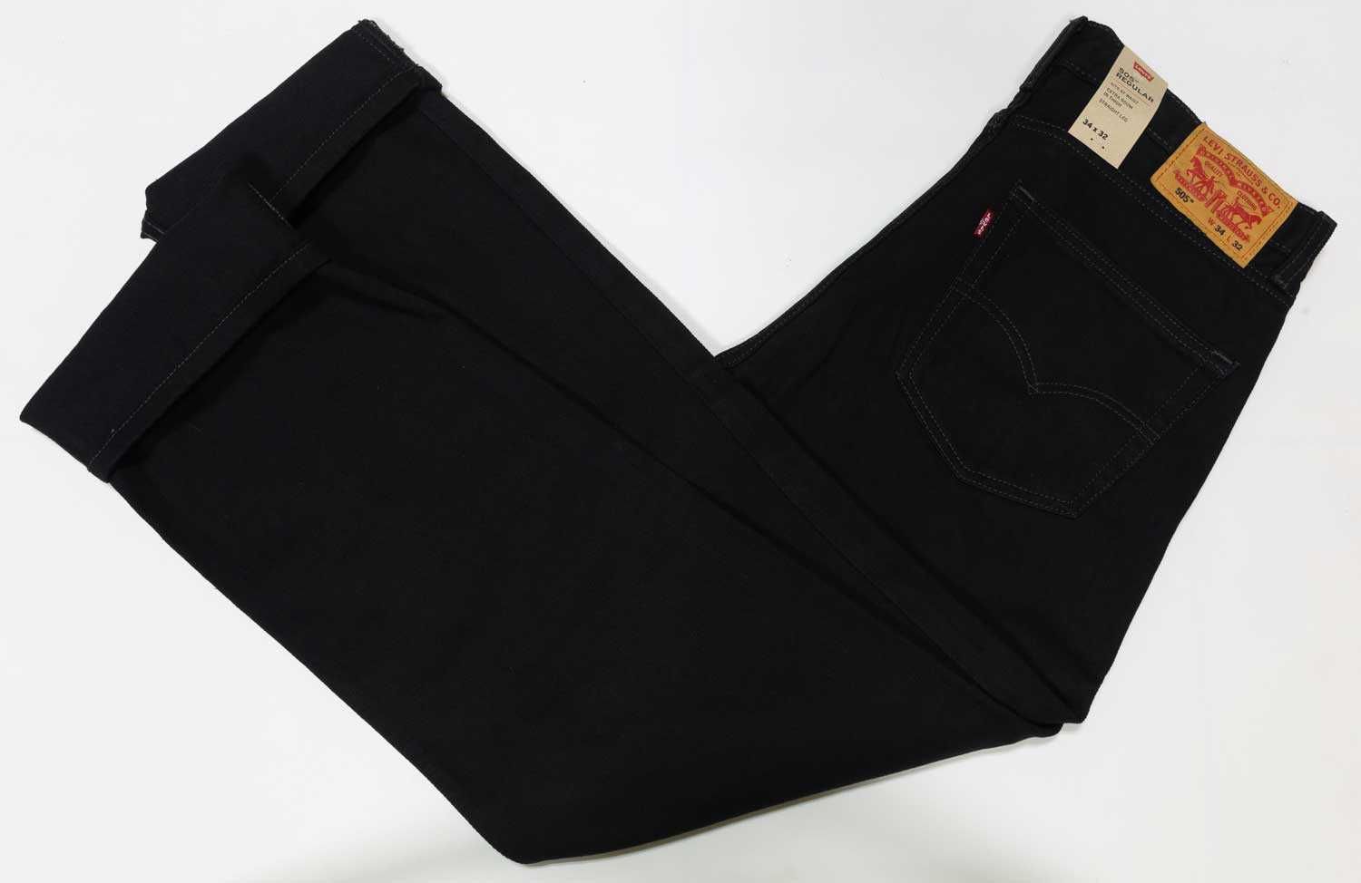 Мужские джинсы Levis 505 Black черные, 005050260 Левис, Ливайс США