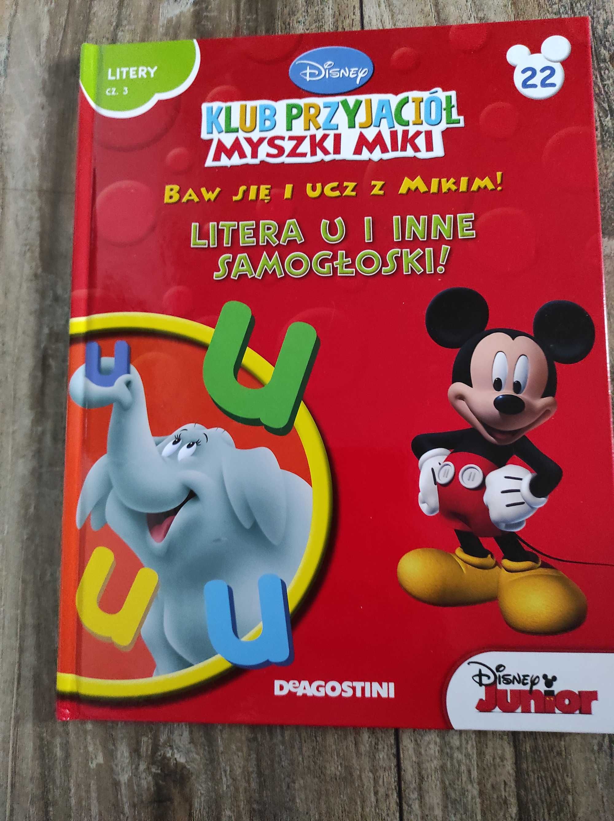 Książka , Miki , Disney, Litery