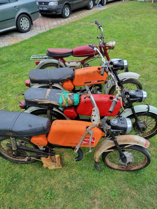 Motorower Jawa Mustang 50 i Wierchowina 5 ( Romet WSK MZ Simson Komar)
