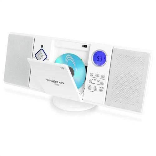 Стереосистема OneConcept V-12  FM USB SD Білий
