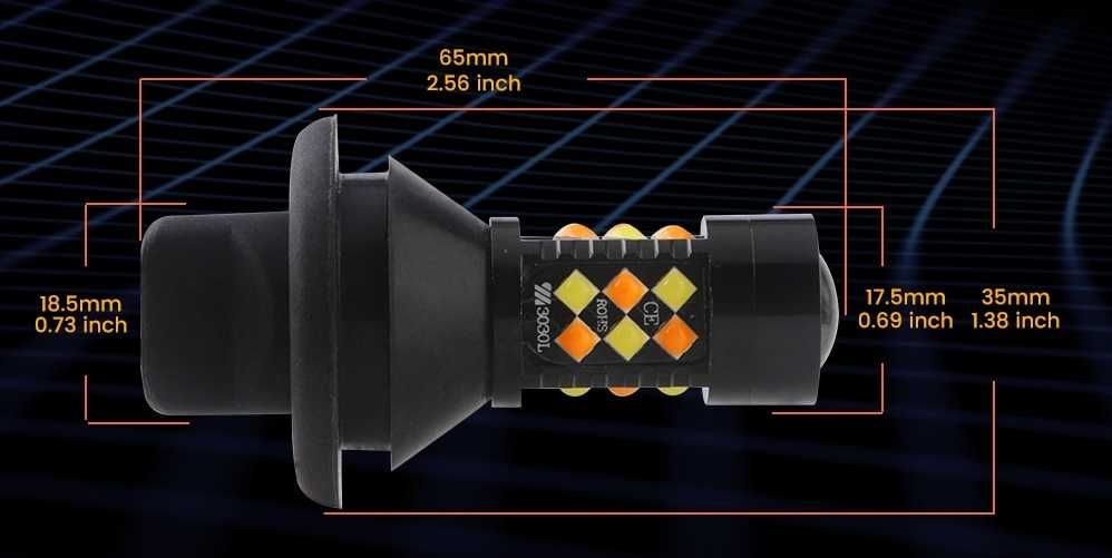 Lluz Diurna carro LED DRL do carro (par) + controlador como novo