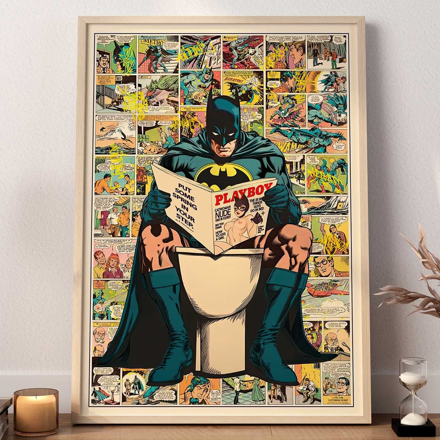 Batman z przymrużeniem oka Plakat A3