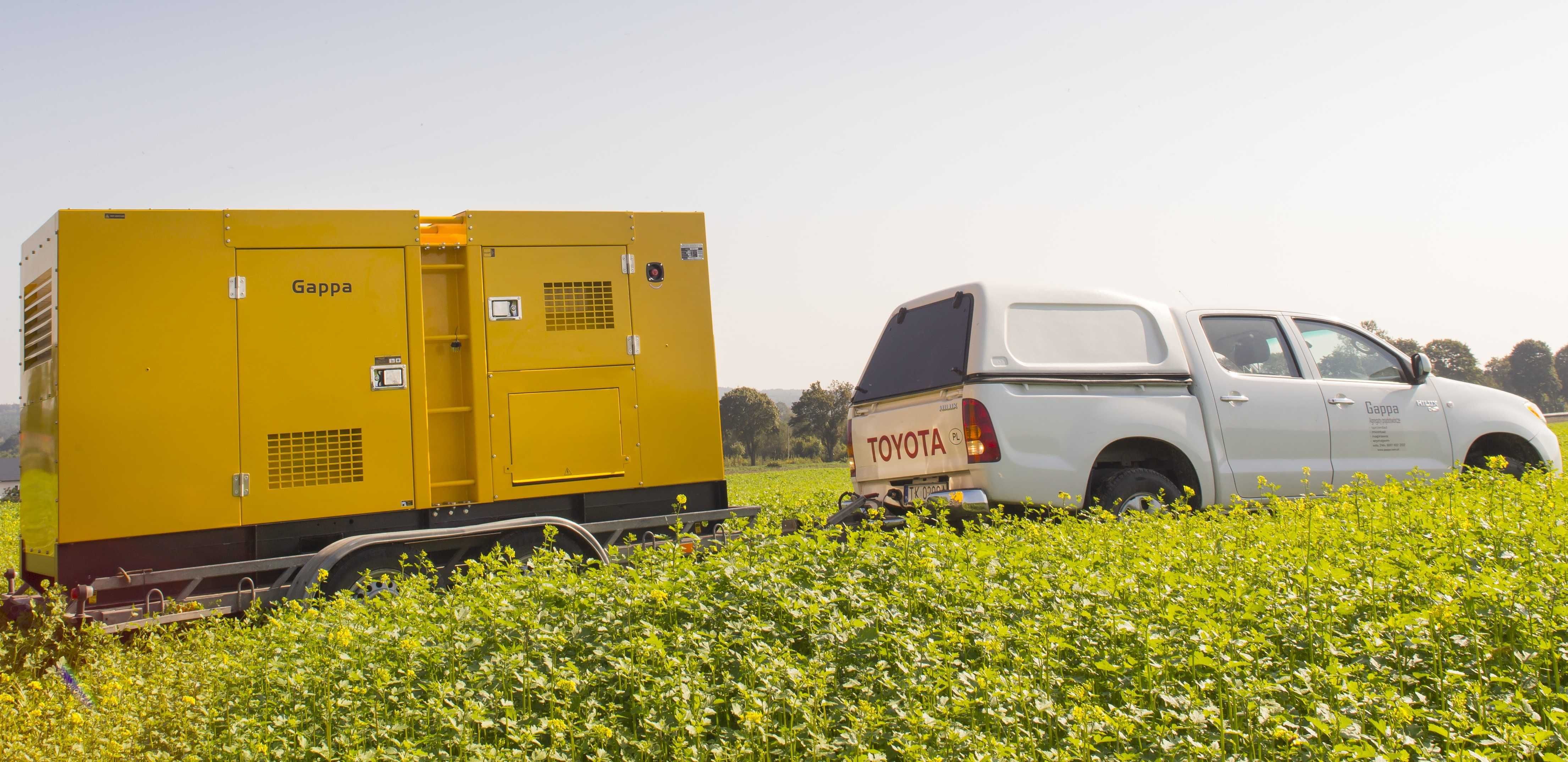 Agregat prądotwórczy marki GAPPA Cummins 120 kW.