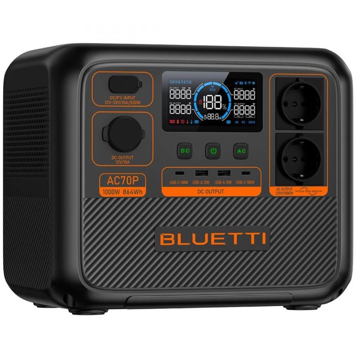 Портативна електростанція BLUETTI AC70P