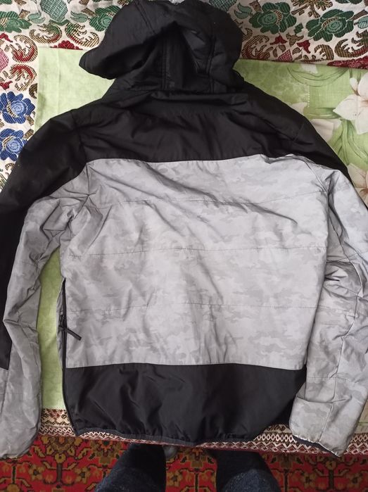 Кожаный пиджак - куртка/ худи анорак хамелеон/ сумка несессер