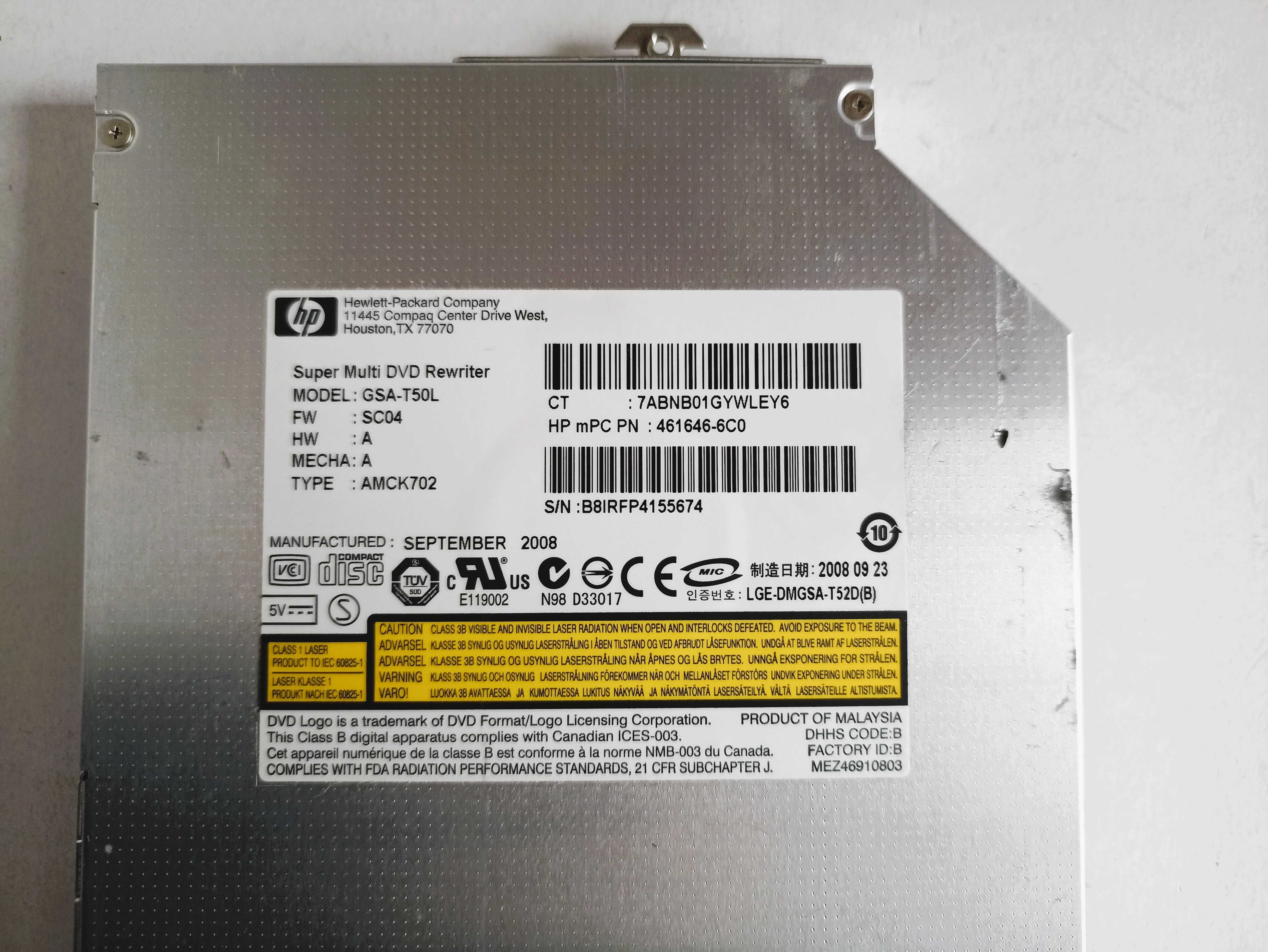 Napęd CD/DVD do laptopa HP Compaq 6730b stan bdb