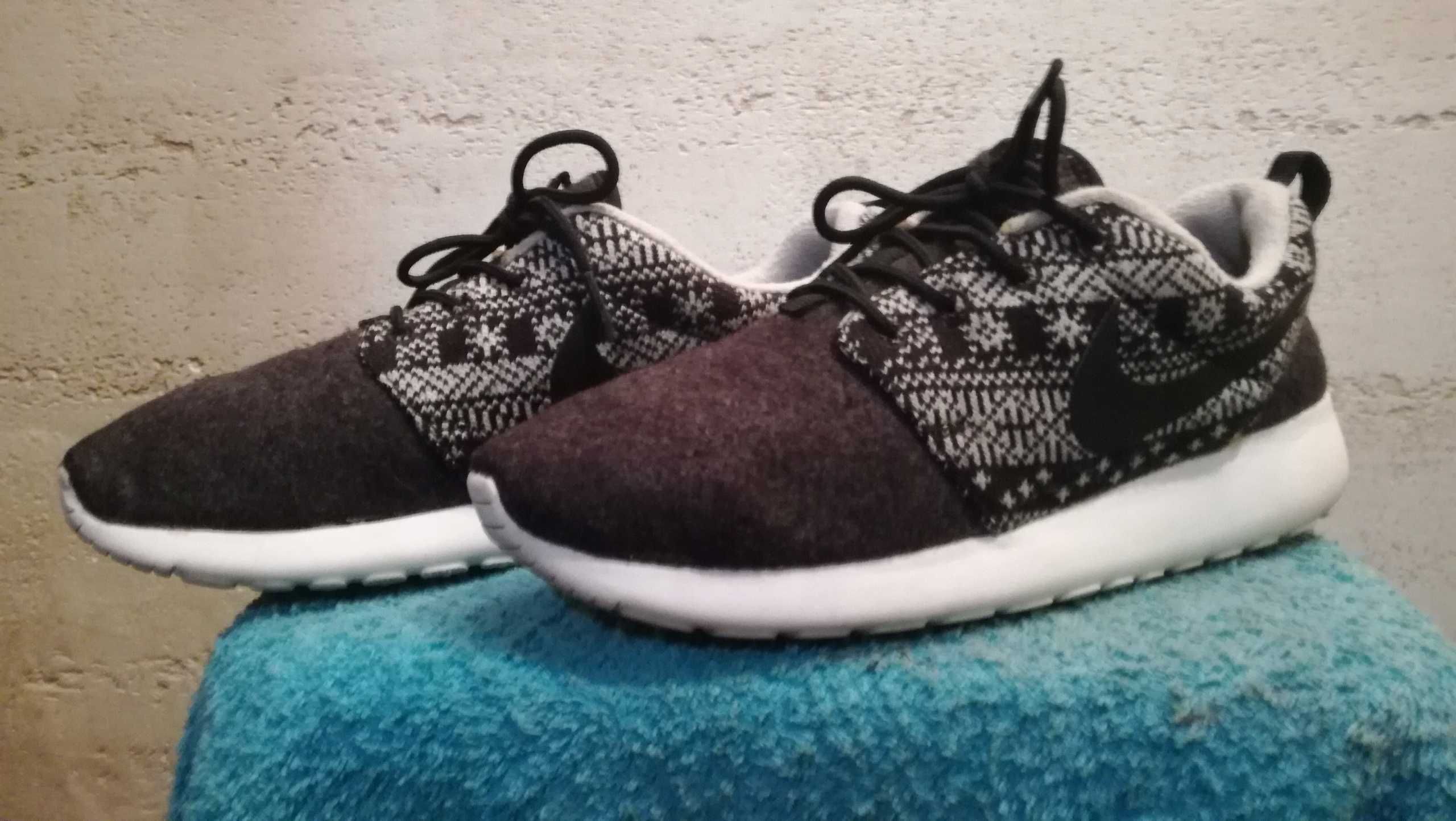 Zimowe sneakersy NIKE ROSHE ONE WINTER r.37,5 wełna stan bardzo dobry
