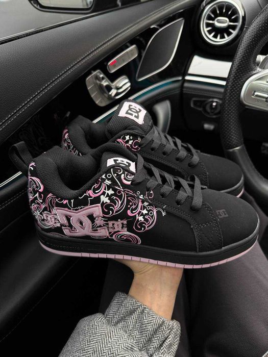 !SALE! DC Shoes Court Graffik Black Pink Sabbath 36 37 38 39 40 41 дс