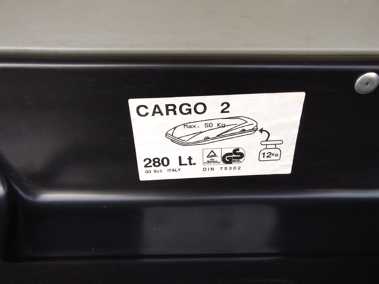 INTER PACK, Cargo 2, G3 Italy, bardzo długi box na narty i wędki, PST