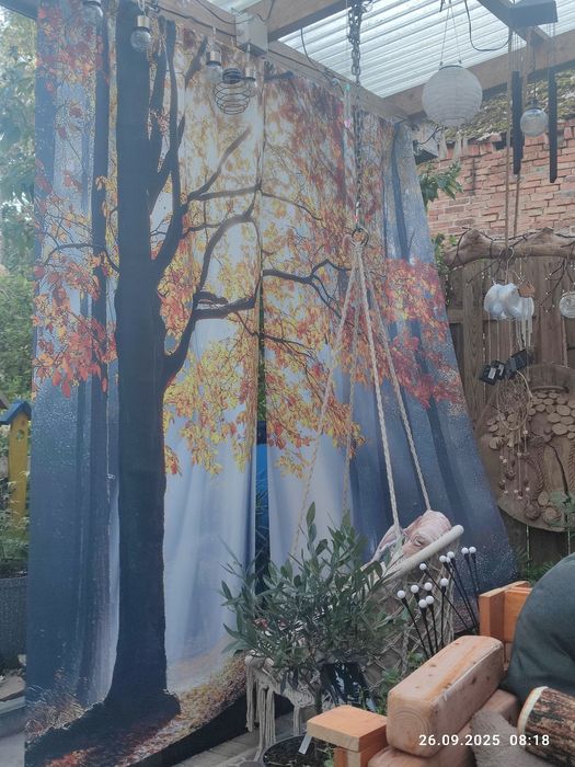 Zasłona na taras patio balkon
