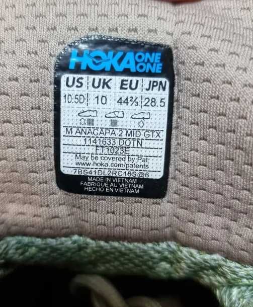 Черевики HOKA Anacapa 2 Mid GTX оригінал 43,5(євро 44,5)