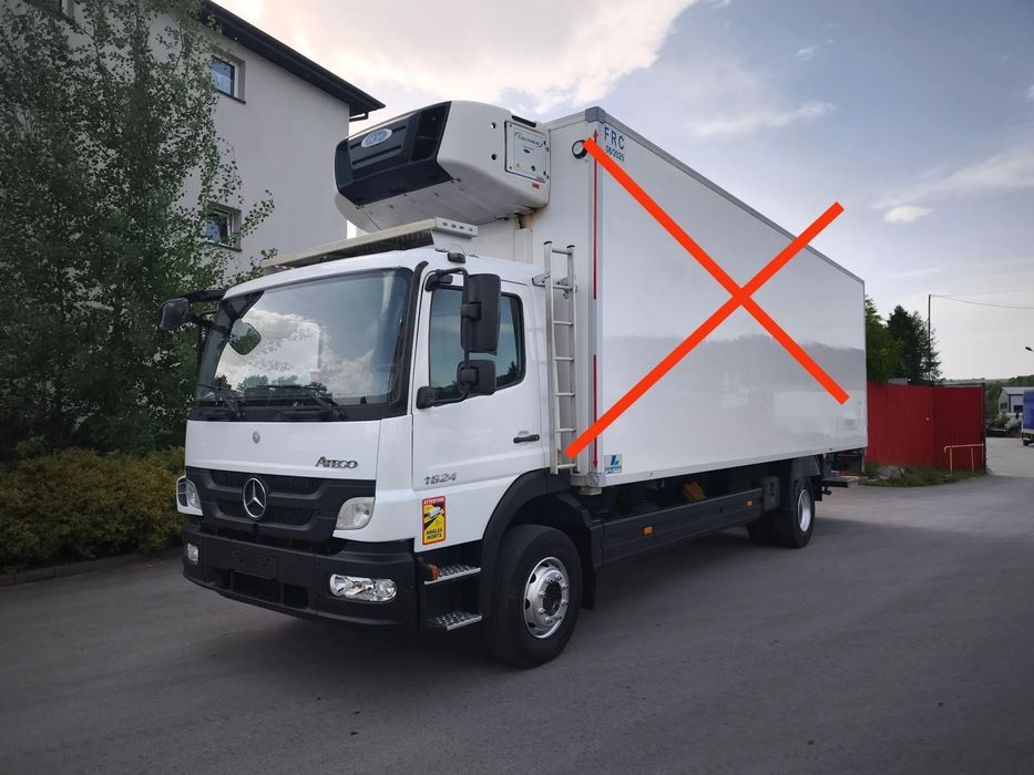 Mercedes-Benz Atego 1624  rama do zabudowy  kiper wywrot hds hakowiec laweta
