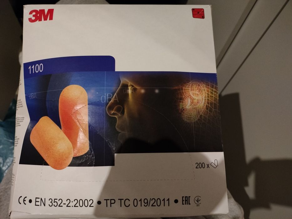 10 Par Zatyczki stopery do uszu 3M oryginalne