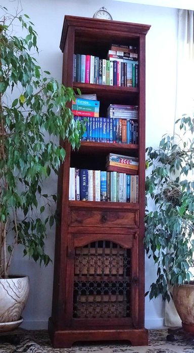 Indyjska biblioteka, witryna AlmiDecor - lite drewno palisander