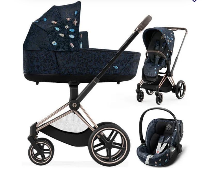 Cybex Priam 4.0 Jewels Of Nature wózek 3w1 cały komplet