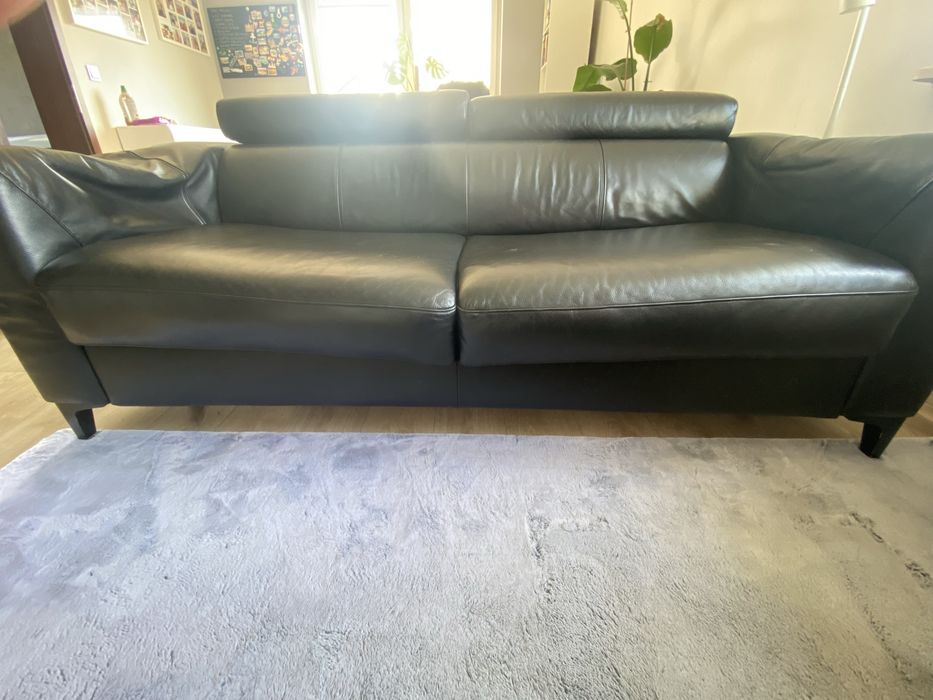 Kanapa rozkladana skorzana Kler