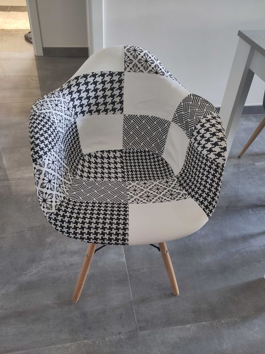 Cadeira patchwork