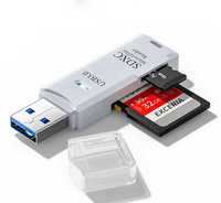 Швидкісний картрідер 2 в 1 USB 3.0 для зчитування TF та SD-карт