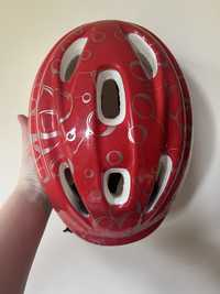 Kask rowerowy czerwony