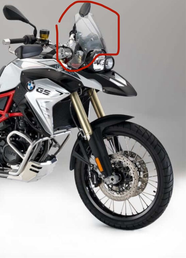 Oryginalna szyba BMW F800GS