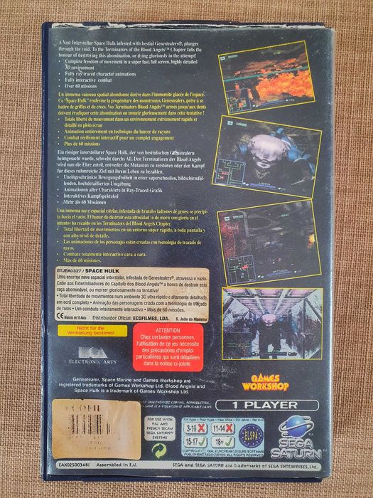 SPACE HULK, para Sega Saturn