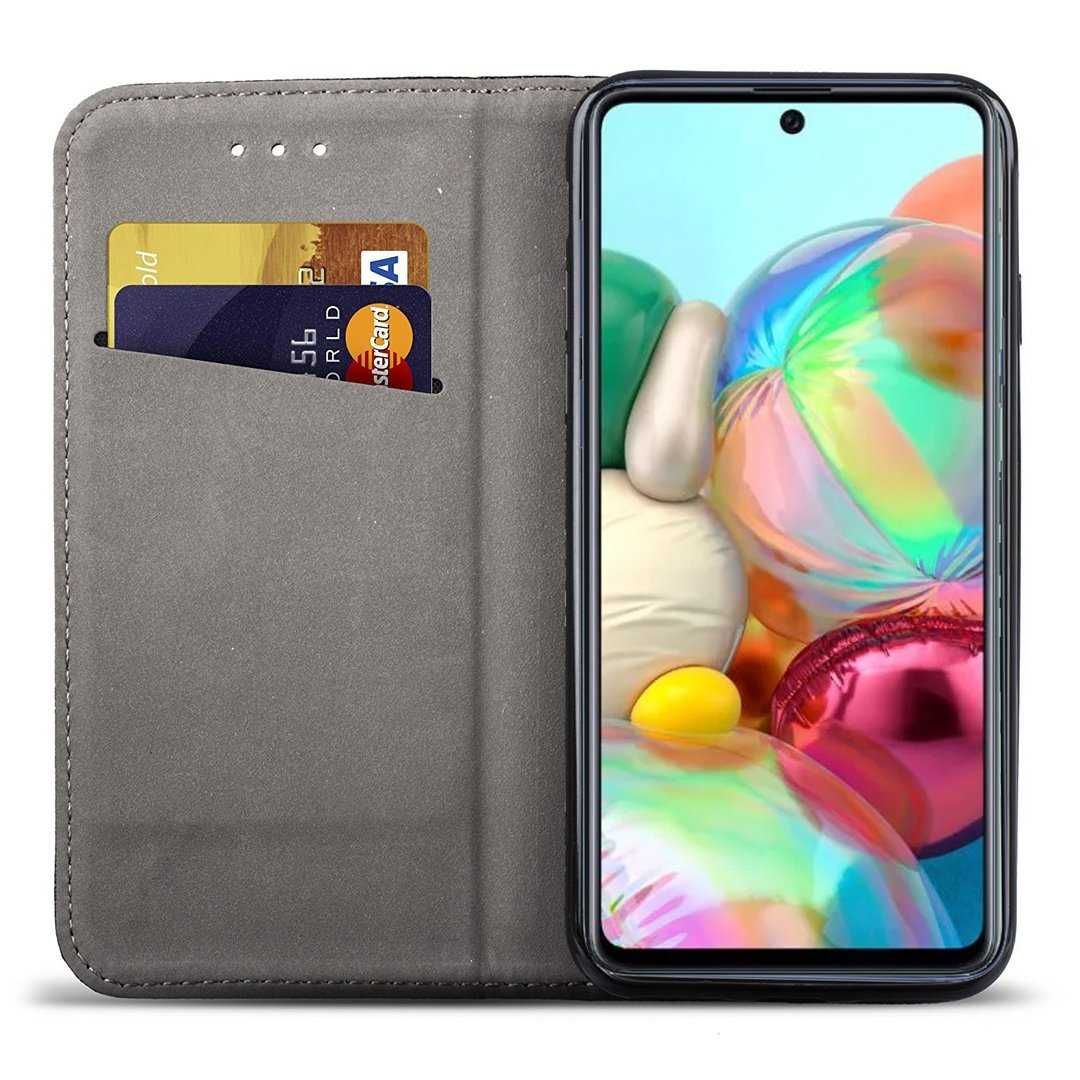 Etui Smart Magnet do Samsung Galaxy A71 + Szkło Hartowane