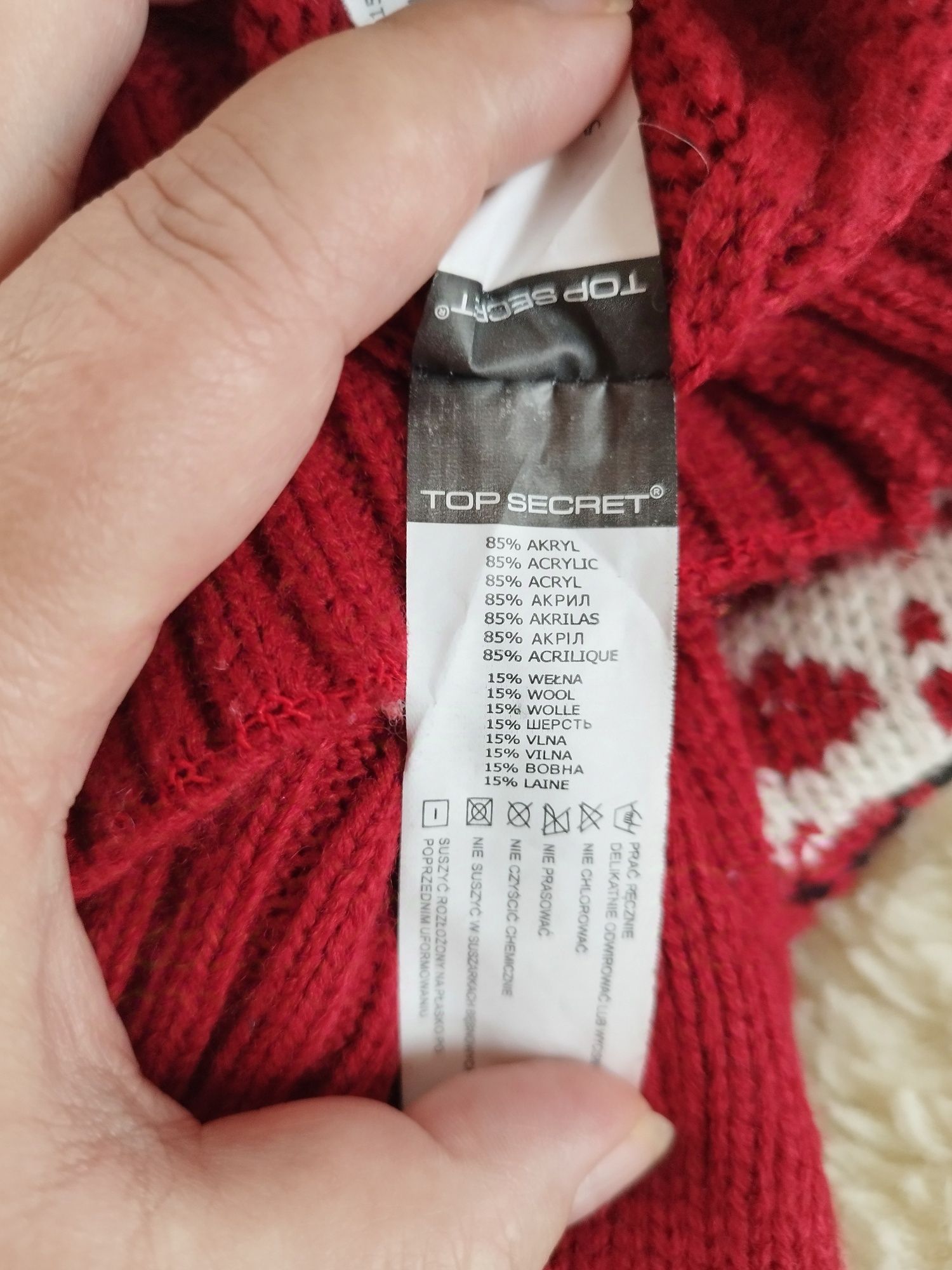 Sweter męski świąteczny roz.L Top Secret