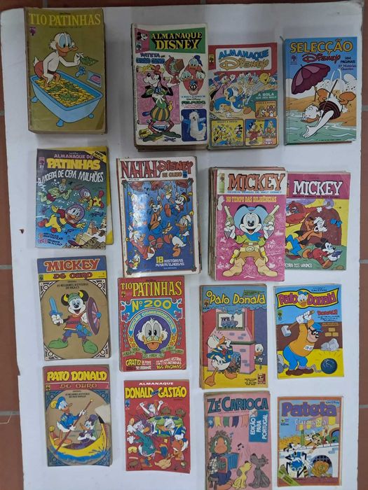 Banda Desenha Disney anos 70 Abril e Morumbi