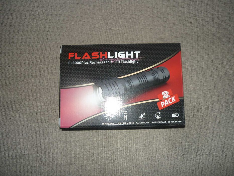 Mini latarka taktyczna LED 2 szt.