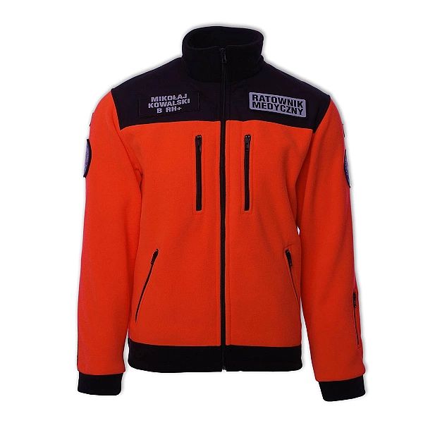 Polar ratowniczy Basic Prm-23 Fluo z kompletem emblematów (xl)
