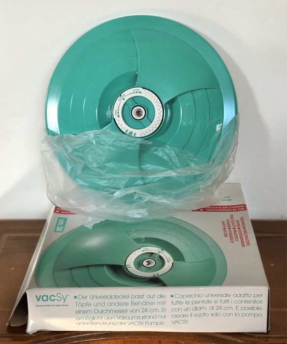 NOWA pokrywka do pojemników próżniowych system VacSy Zepter 24cm Italy