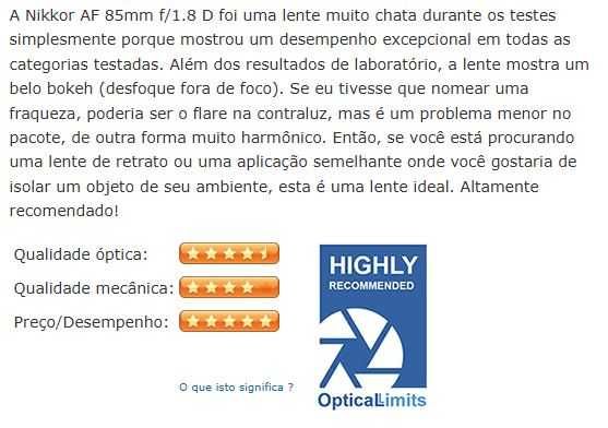 Nikon 85mm f/1.8 AFD