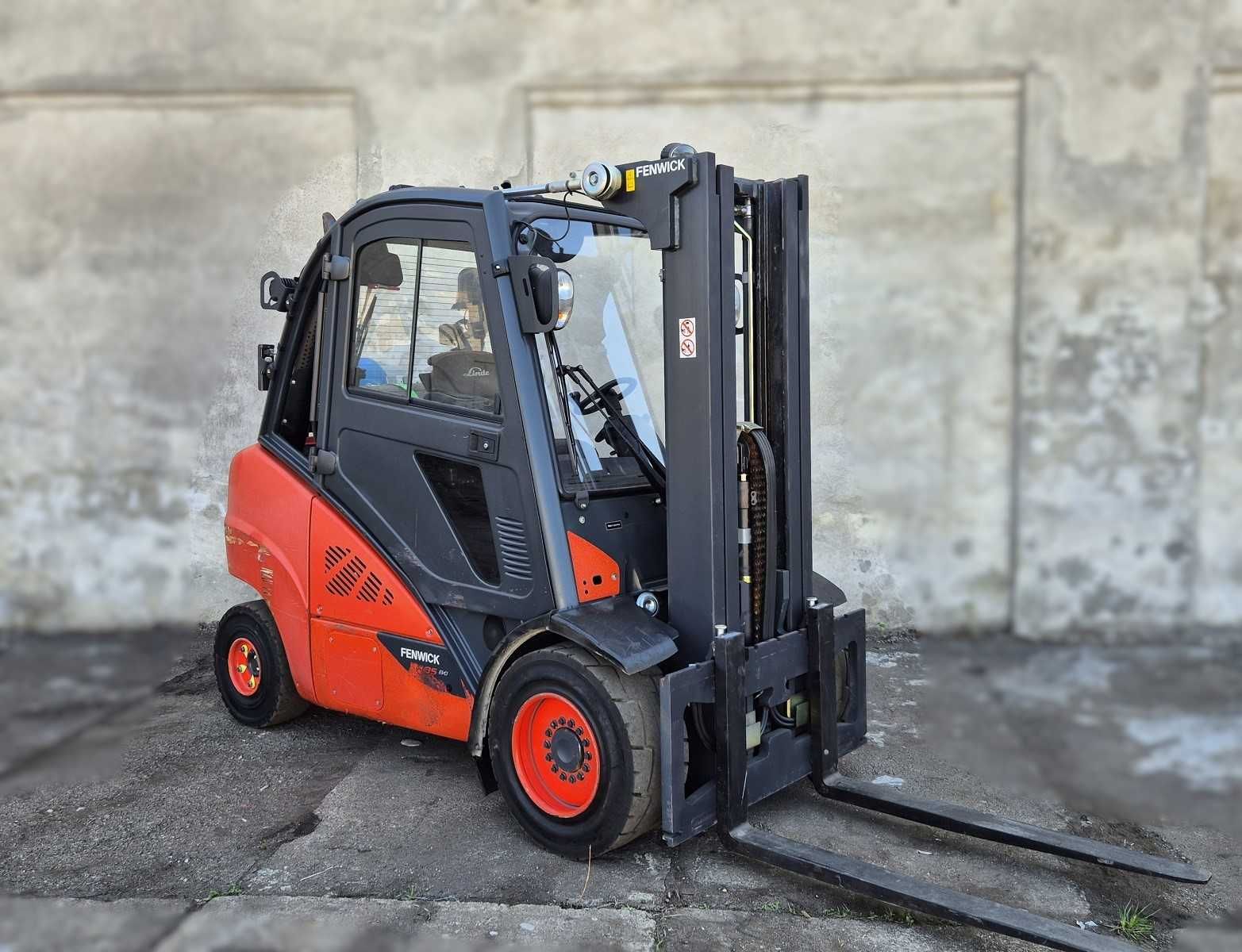 Linde H35 2017r . TRIPLEX z wolnym skokiem , 4 sekcje , wózek widłowy