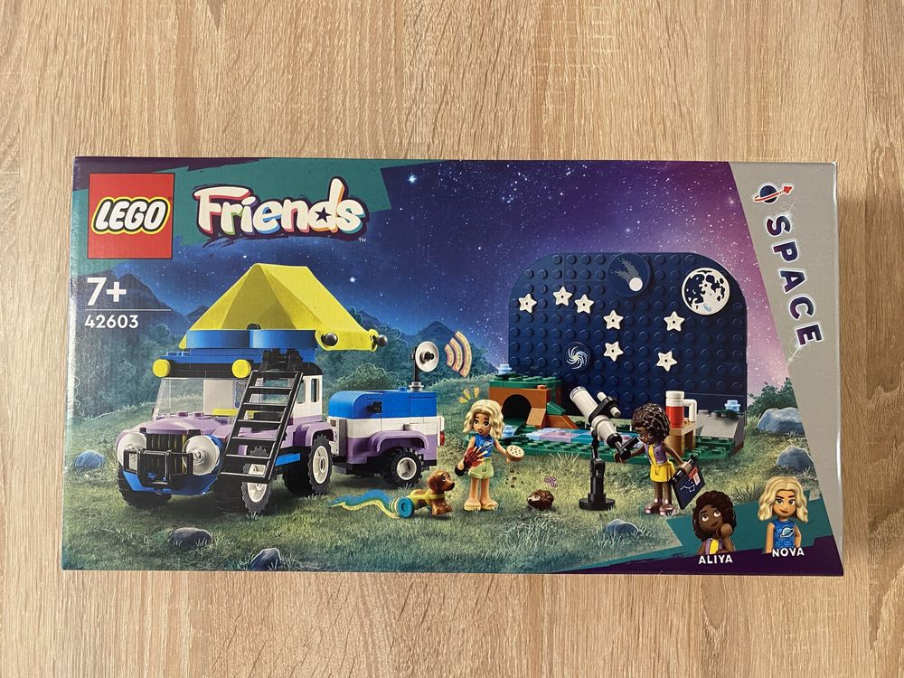 Nowe LEGO Friends 42603 Kamper z mobilnym obserwatorium gwiazd