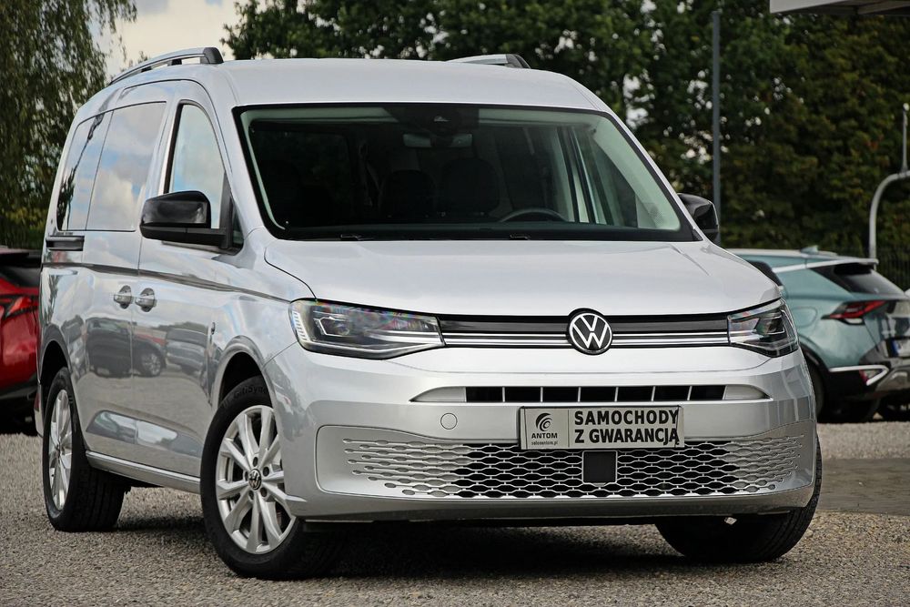 Volkswagen Caddy SALON PL MAXI DSG FULL LED 7 osob. Kamera AktywnyTempomat FV23%