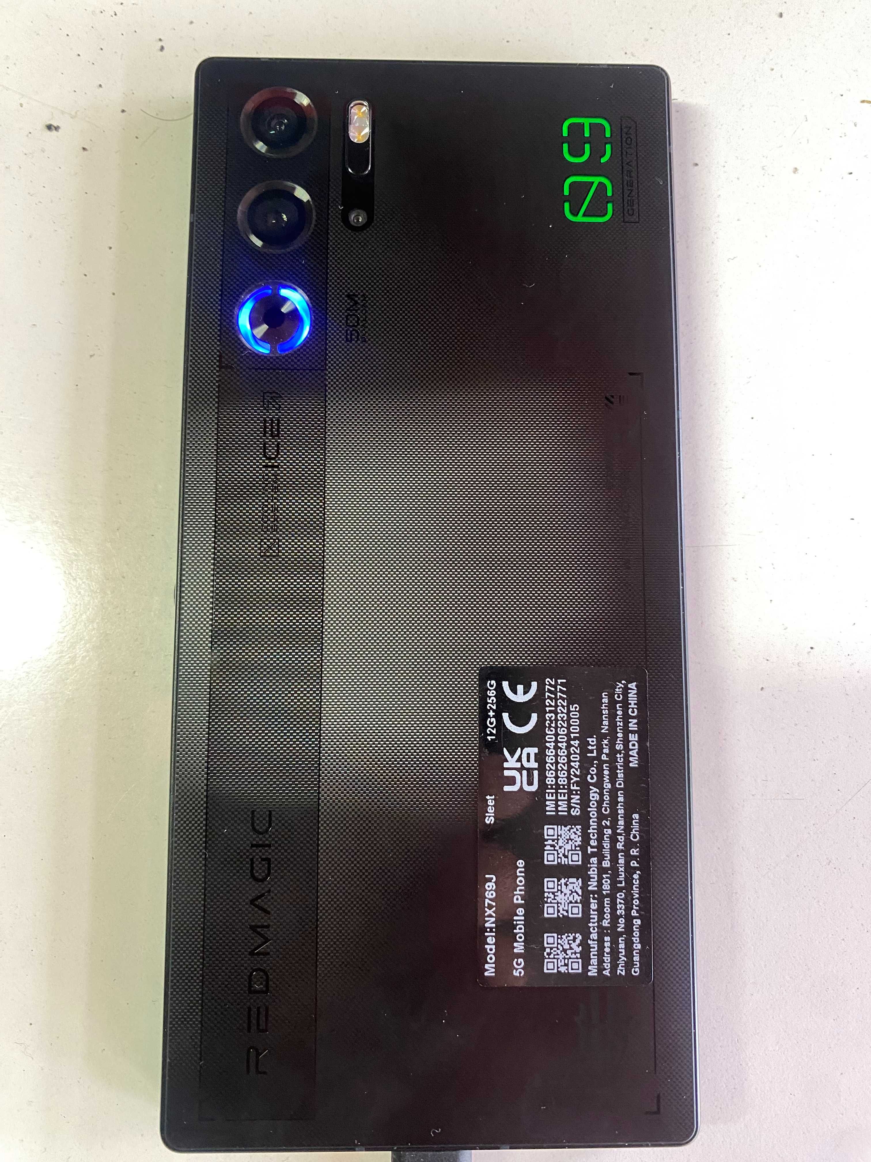 Smartfon Nubia Red Magic 9 Pro 12 GB / 256 GB 5G czarny