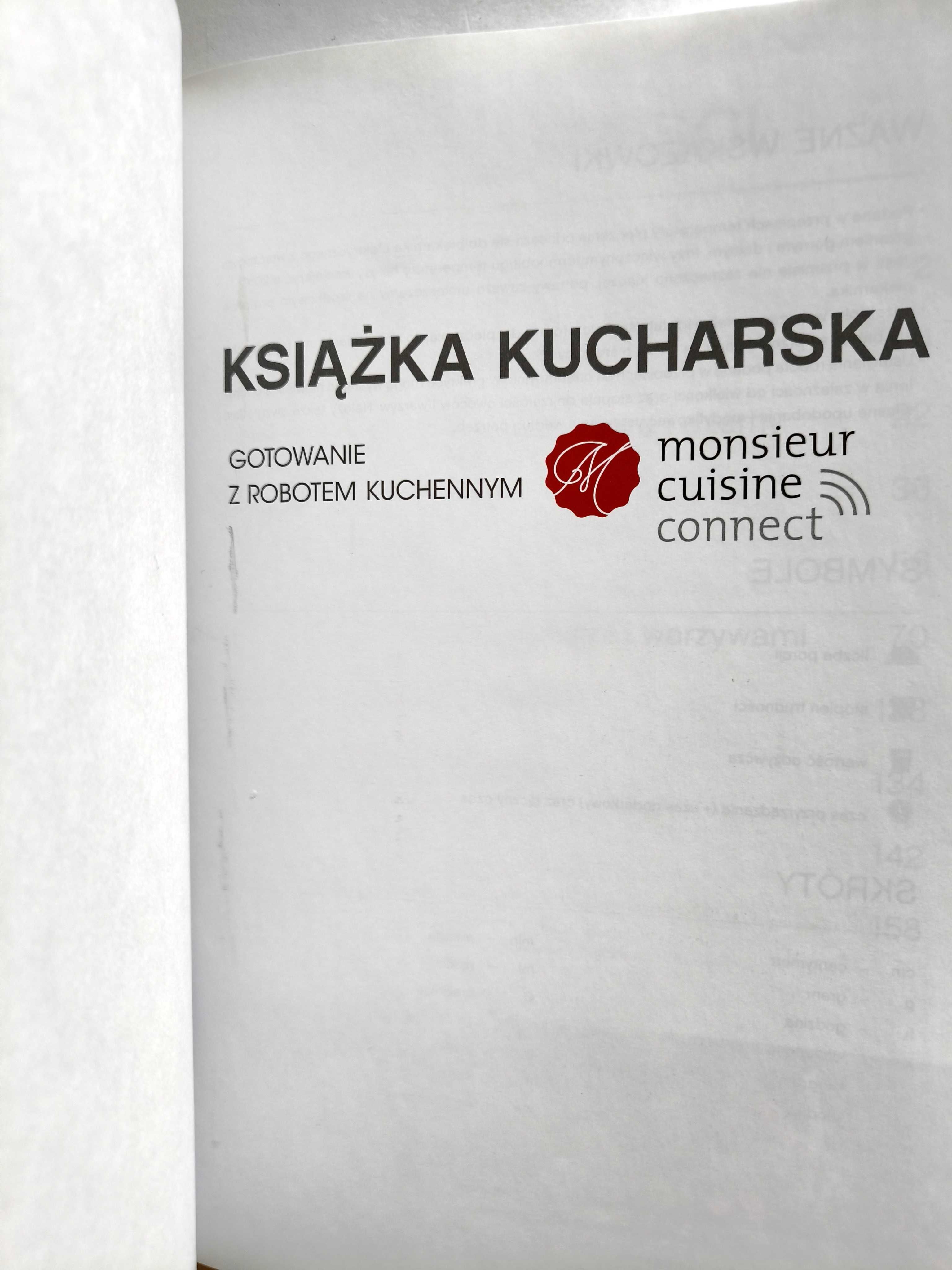 Książka kucharska gotowanie z robotem kuchennym MONSIEUR CUISINE