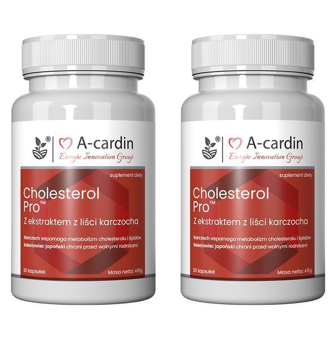 Suplement Diety A-Cardin Cholesterol Pro Karczoch Kapsułki 60 Szt.