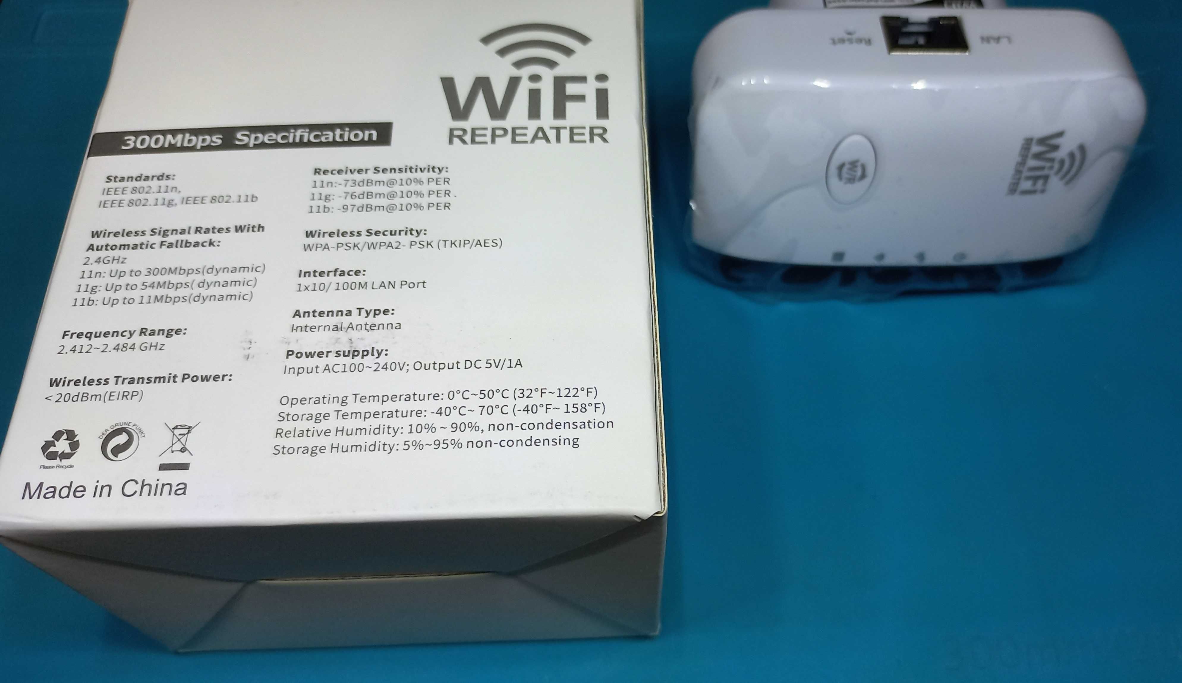 Wi-Fi репітер вай фай репитер усилитель сигнала wi fi