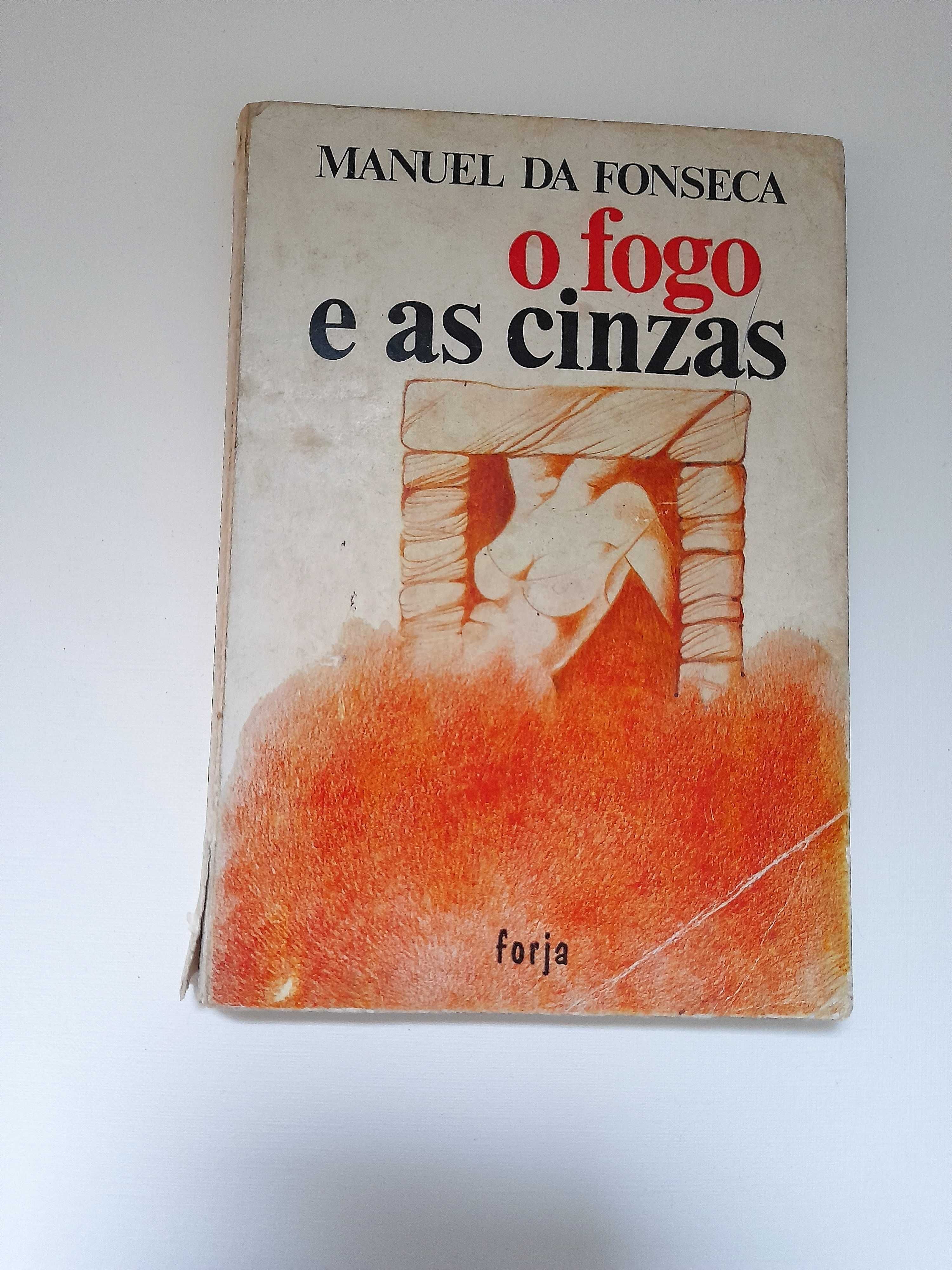 Livro antigo O fogo e as cinzas Manuel da Fonseca