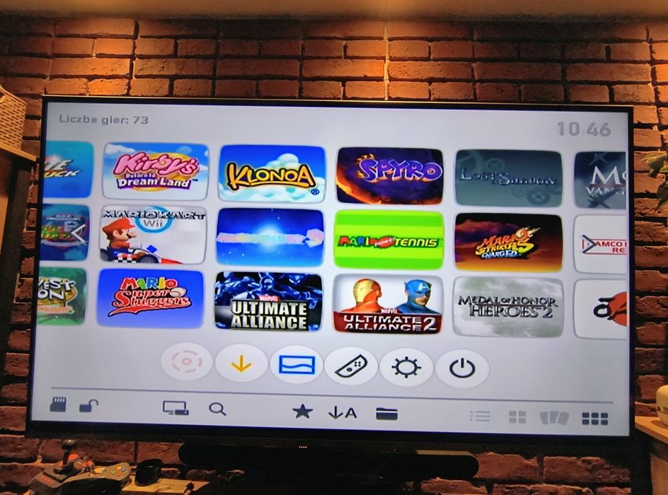 Nintendo Wii BOX przerobiona dysk 128GB zestaw